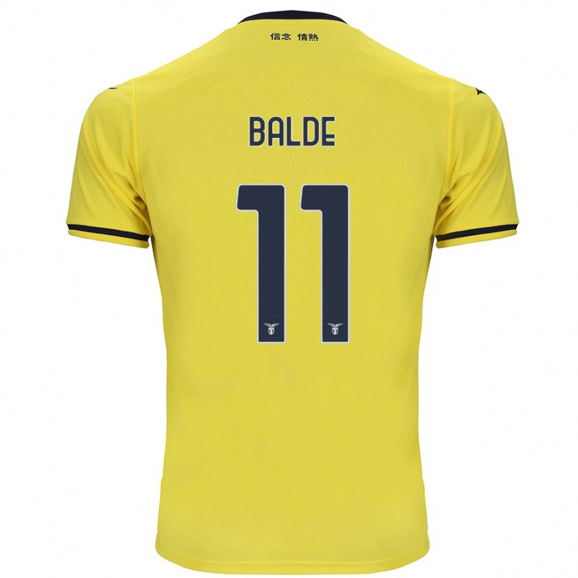Danxen Dětské Mahamadou Balde #11 Žluť Daleko Hráčské Dresy 2024/25 Dres