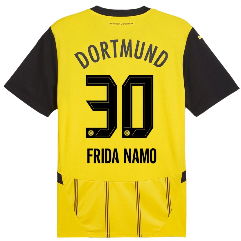 Danxen Pánské Ronning Frida Namo #30 Žlutá Černá Domů Hráčské Dresy 2024/25 Dres
