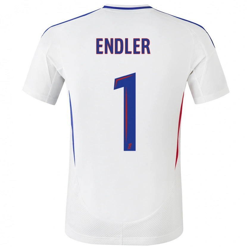 Danxen Pánské Christiane Endler #1 Bílá Modrá Domů Hráčské Dresy 2024/25 Dres