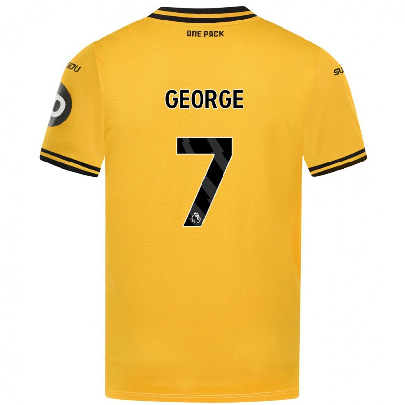 Danxen Pánské Tammi George #7 Žluť Domů Hráčské Dresy 2024/25 Dres