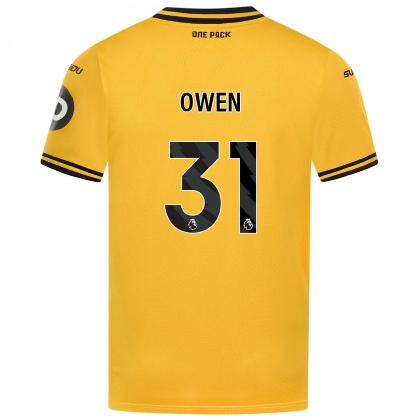 Danxen Pánské Skye Owen #31 Žluť Domů Hráčské Dresy 2024/25 Dres