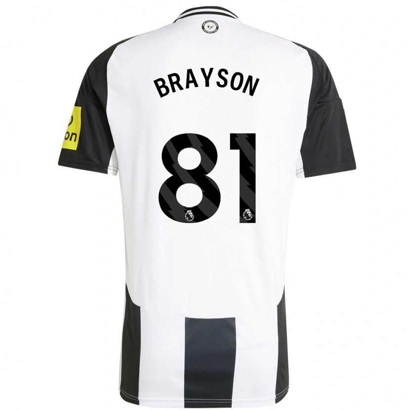 Danxen Pánské Joe Brayson #81 Bílá Černá Domů Hráčské Dresy 2024/25 Dres