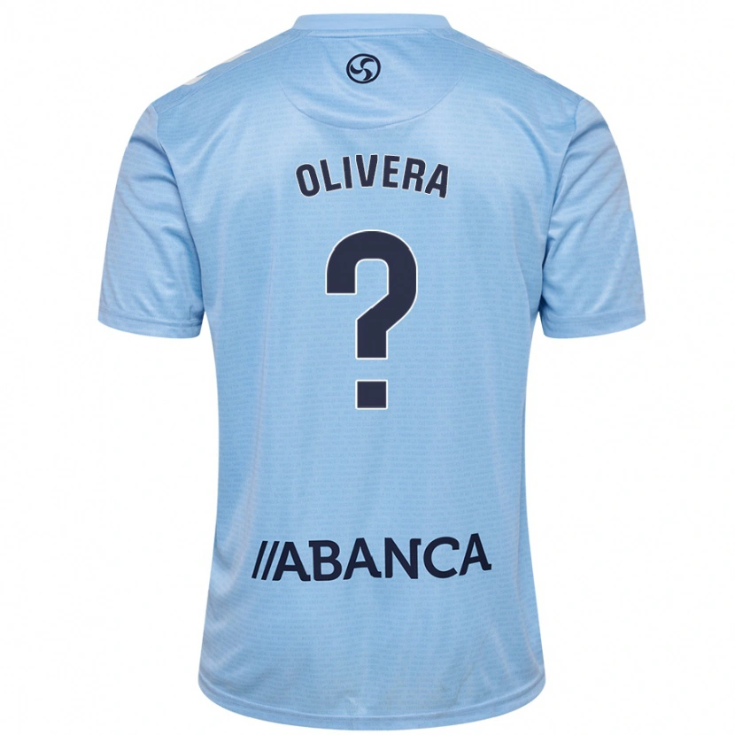 Danxen Pánské Nacho Olivera #0 Nebesky Modrá Domů Hráčské Dresy 2024/25 Dres