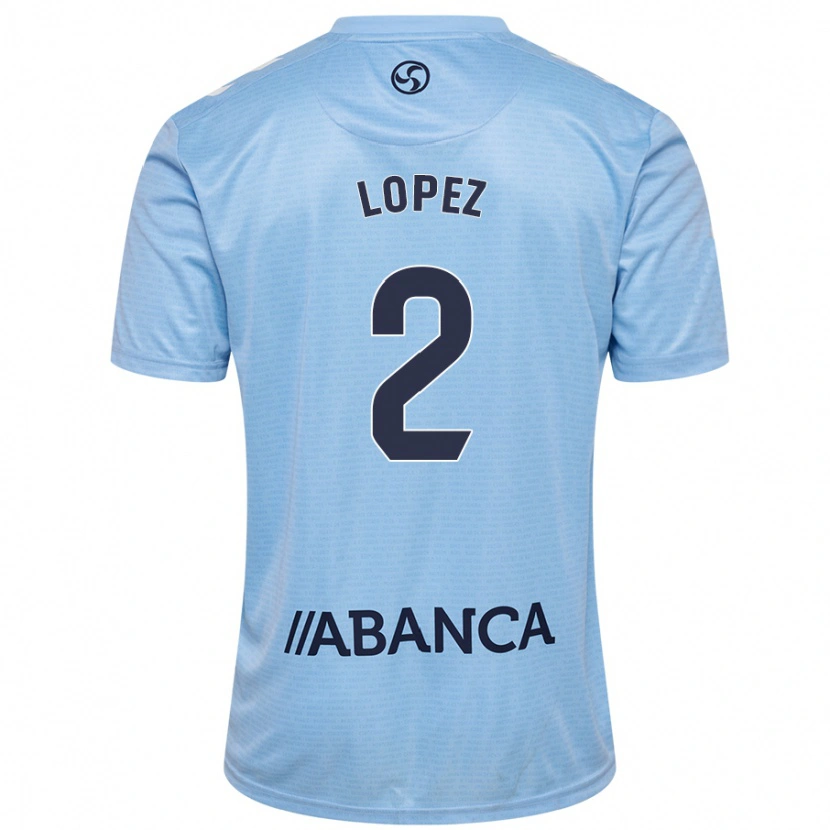 Danxen Pánské Iván López #2 Nebesky Modrá Domů Hráčské Dresy 2024/25 Dres