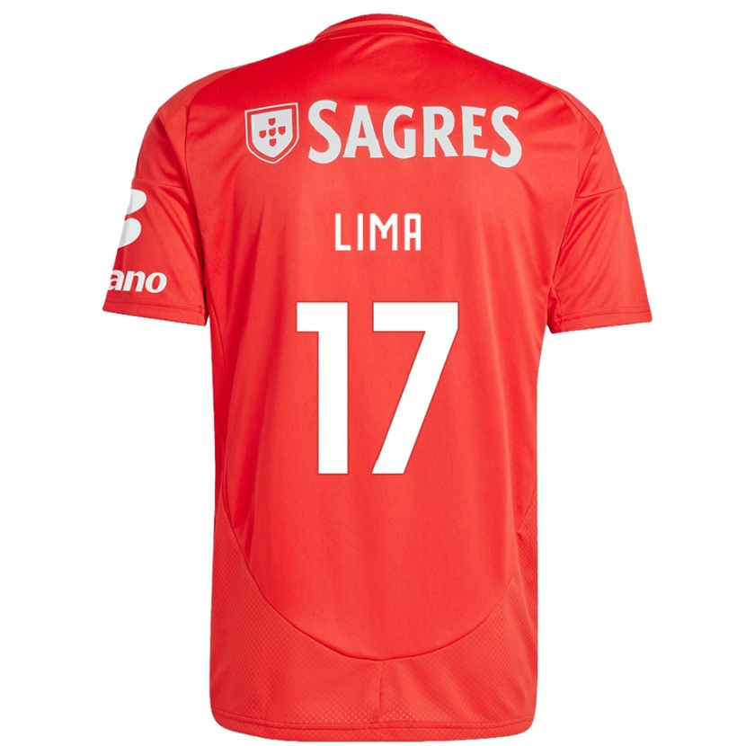 Danxen Pánské Ivan Lima #17 Červená Bílá Domů Hráčské Dresy 2024/25 Dres