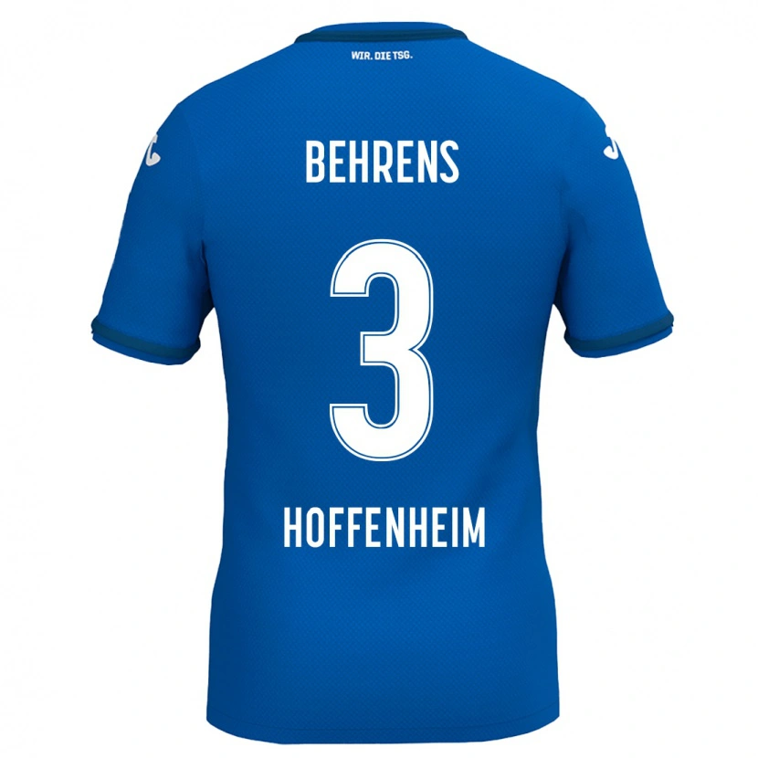 Danxen Pánské Hennes Behrens #3 Královská Modř Domů Hráčské Dresy 2024/25 Dres