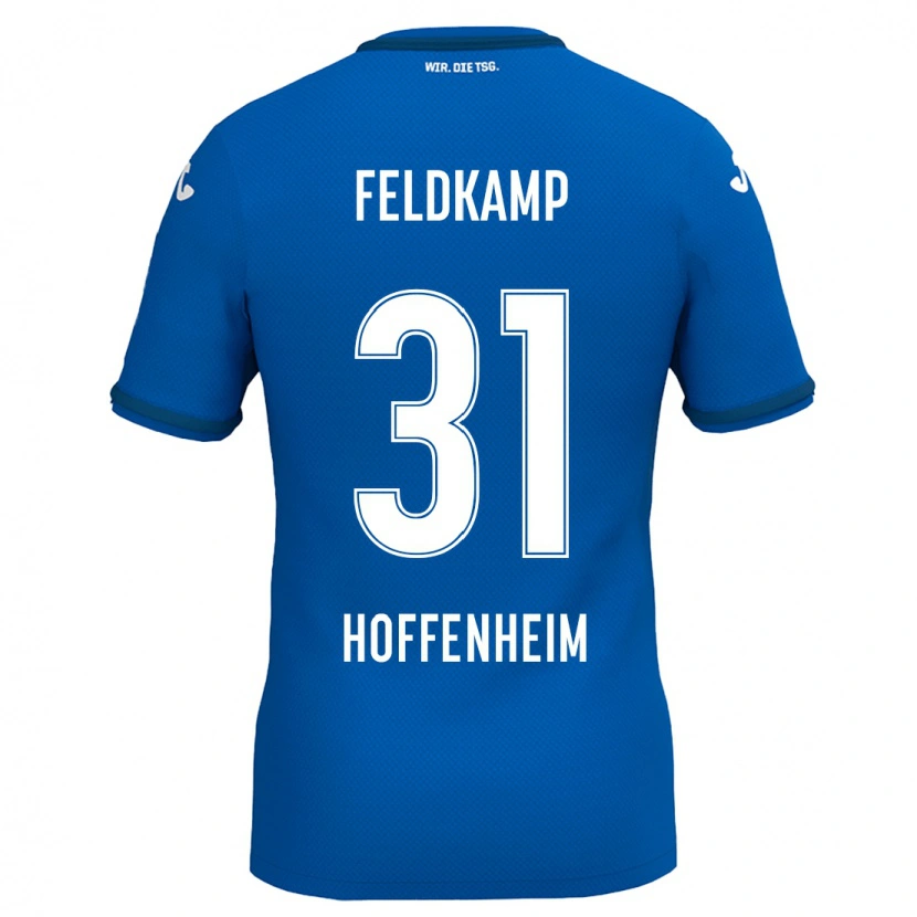 Danxen Pánské Jana Feldkamp #31 Královská Modř Domů Hráčské Dresy 2024/25 Dres