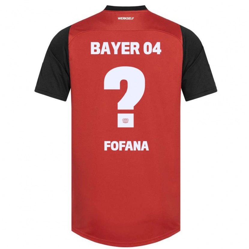 Danxen Pánské Sadik Fofana #0 Červená Černá Domů Hráčské Dresy 2024/25 Dres