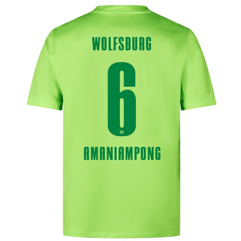 Danxen Pánské Marces Amaniampong #6 Fluorescenční Zelená Domů Hráčské Dresy 2024/25 Dres