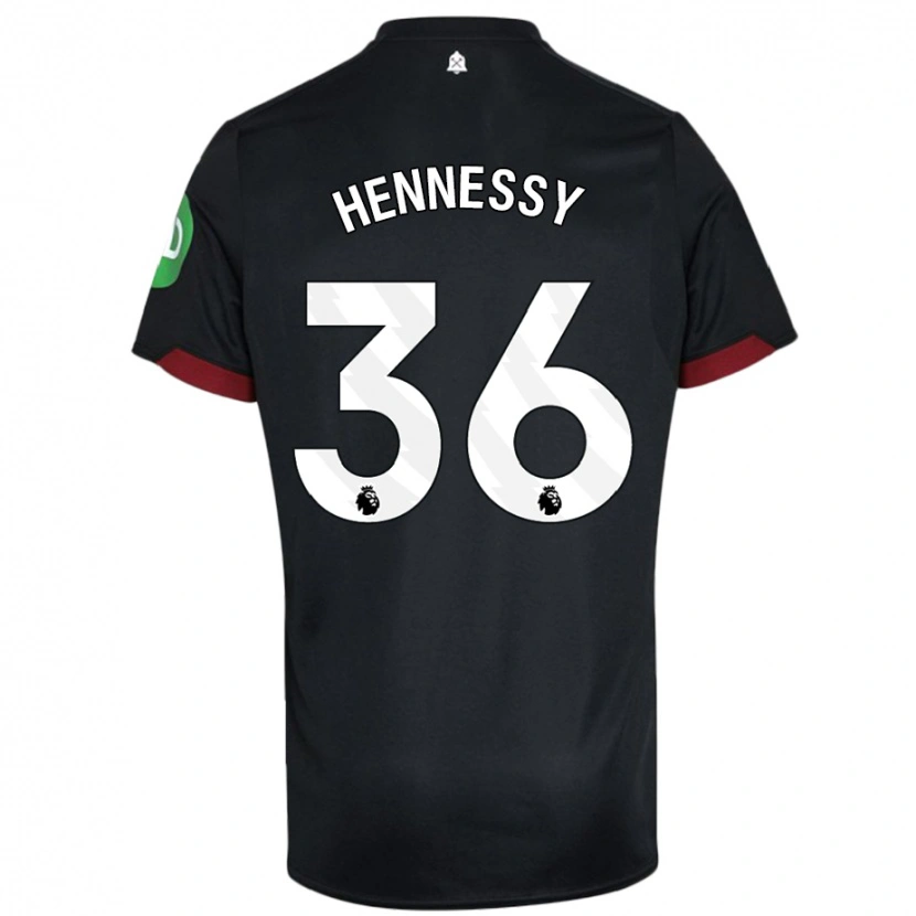 Danxen Pánské Alexandra Hennessy #36 Černá Bílá Daleko Hráčské Dresy 2024/25 Dres