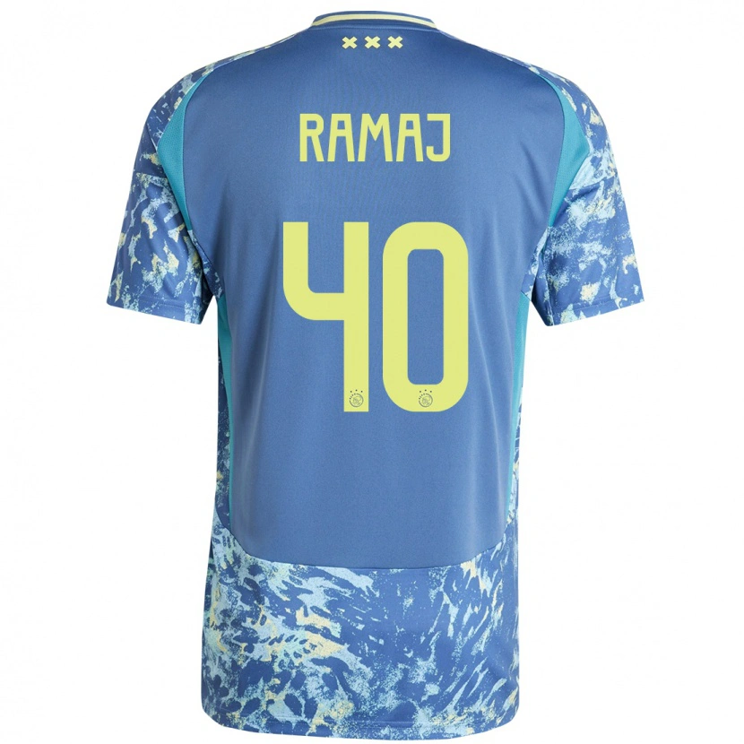 Danxen Pánské Diant Ramaj #40 Šedá Modrá Žlutá Daleko Hráčské Dresy 2024/25 Dres