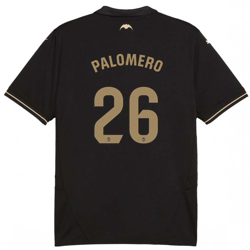 Danxen Pánské Marc Palomero #26 Černý Daleko Hráčské Dresy 2024/25 Dres