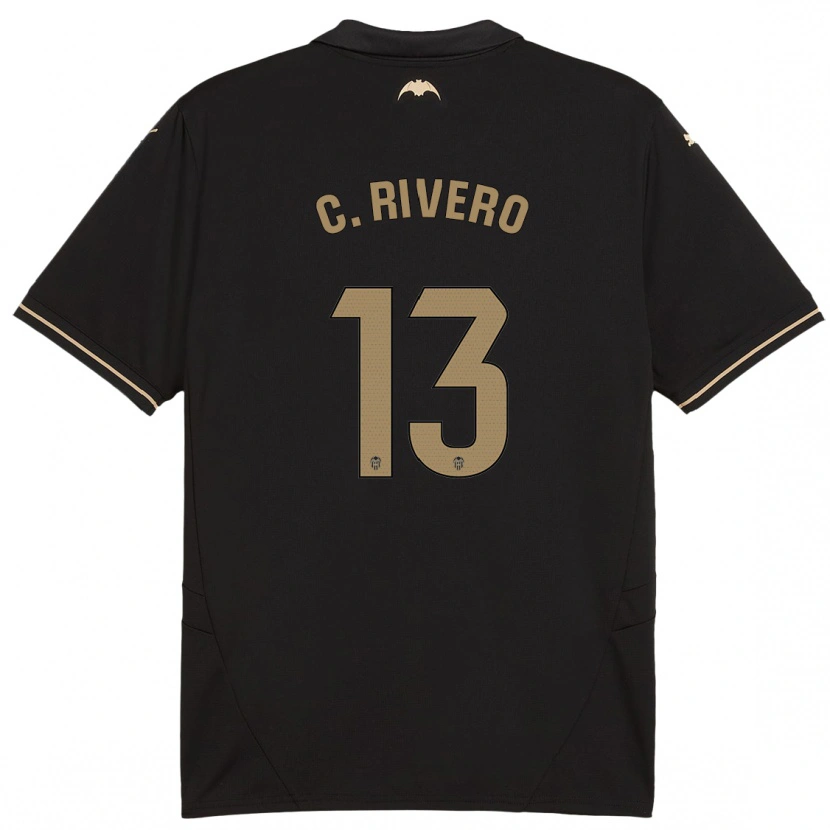 Danxen Pánské Cristian Rivero #13 Černý Daleko Hráčské Dresy 2024/25 Dres