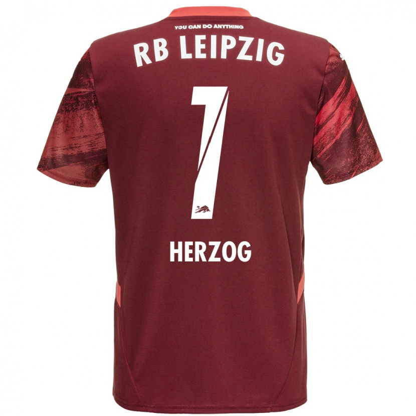 Danxen Pánské Elvira Herzog #1 Burgundské Daleko Hráčské Dresy 2024/25 Dres