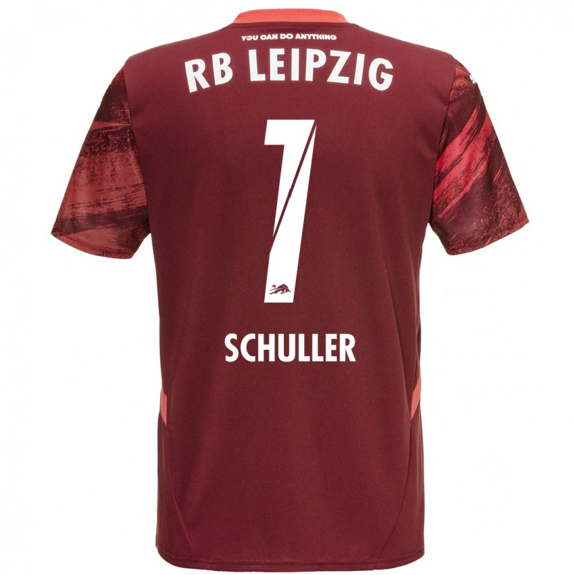 Danxen Pánské Gina Schüller #1 Burgundské Daleko Hráčské Dresy 2024/25 Dres