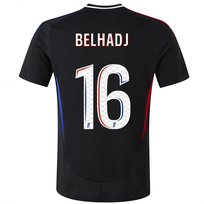Danxen Pánské Féerine Belhadj #16 Černý Daleko Hráčské Dresy 2024/25 Dres