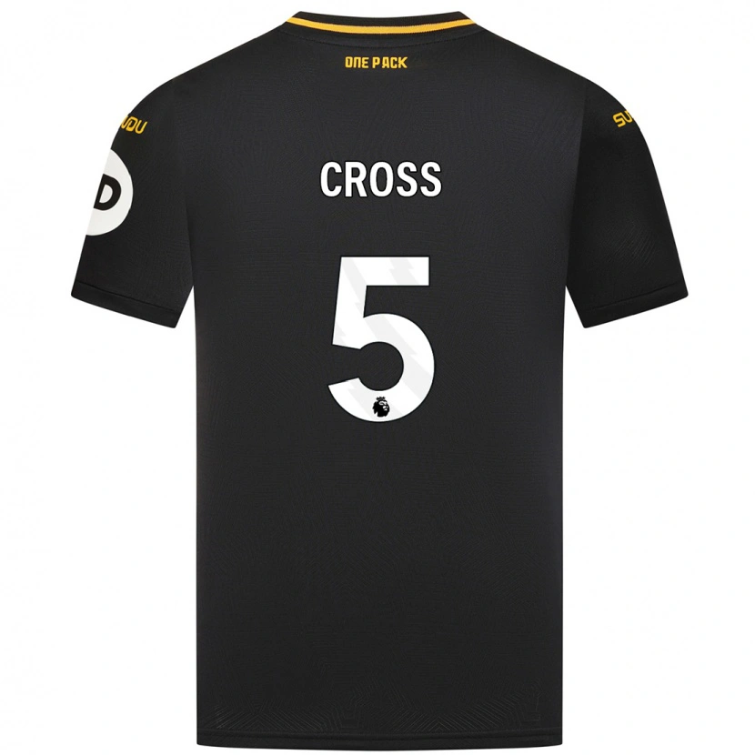 Danxen Pánské Emma Cross #5 Černý Daleko Hráčské Dresy 2024/25 Dres