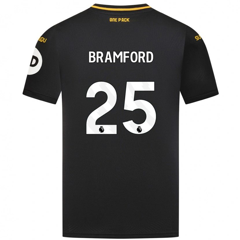Danxen Pánské Sophie Bramford #25 Černý Daleko Hráčské Dresy 2024/25 Dres