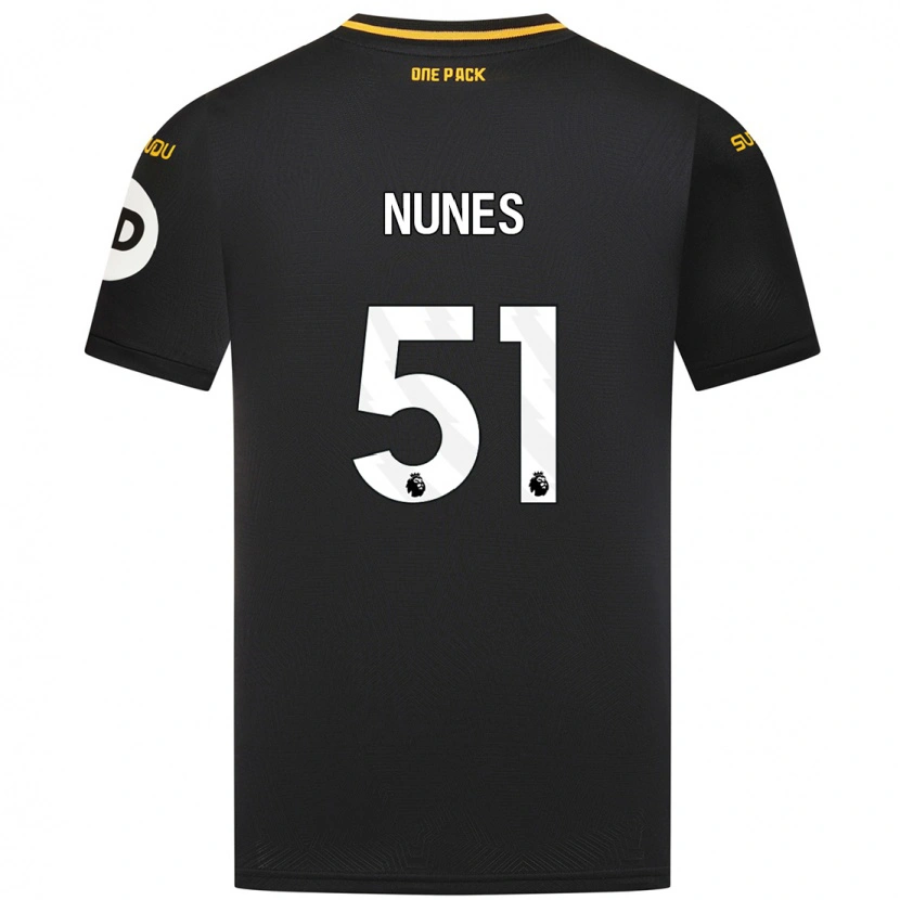 Danxen Pánské Grazi Nunes #51 Černý Daleko Hráčské Dresy 2024/25 Dres