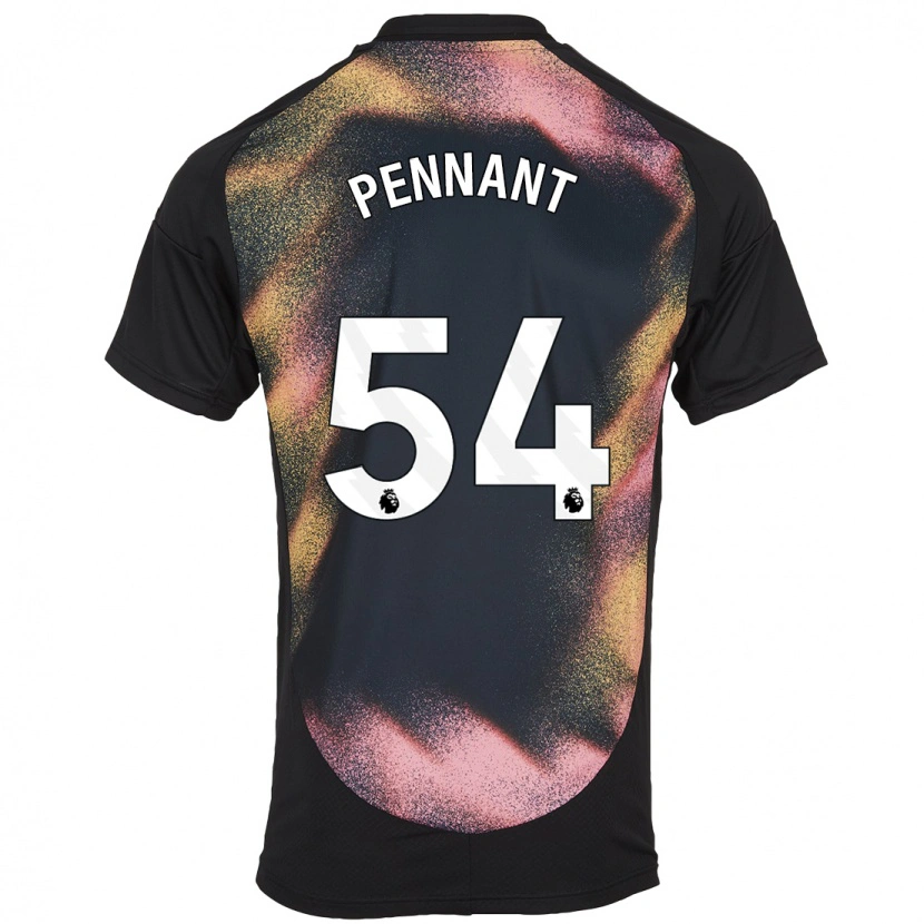 Danxen Pánské Kian Pennant #54 Černá Bílá Daleko Hráčské Dresy 2024/25 Dres