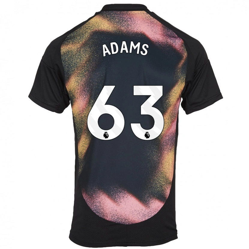 Danxen Pánské Bayli Spencer Adams #63 Černá Bílá Daleko Hráčské Dresy 2024/25 Dres
