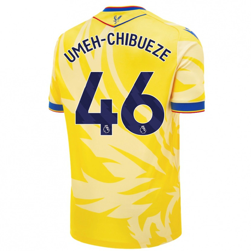 Danxen Pánské Franco Umeh-Chibueze #46 Žluť Daleko Hráčské Dresy 2024/25 Dres
