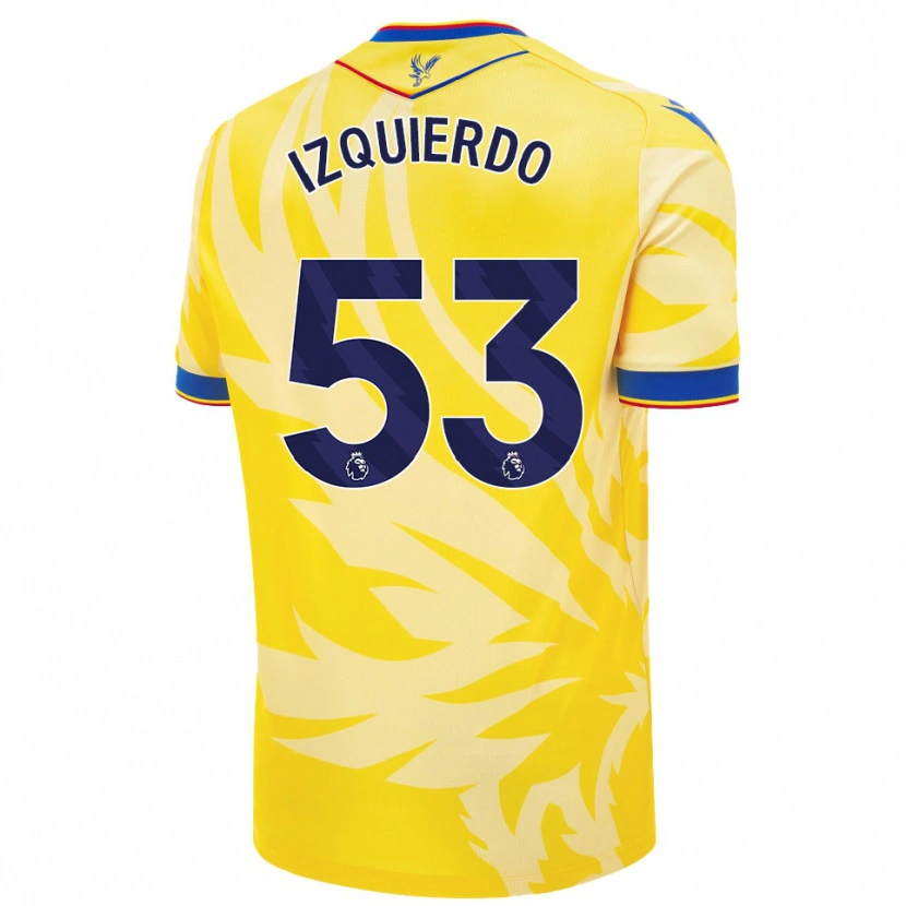 Danxen Pánské Jackson Izquierdo #53 Žluť Daleko Hráčské Dresy 2024/25 Dres