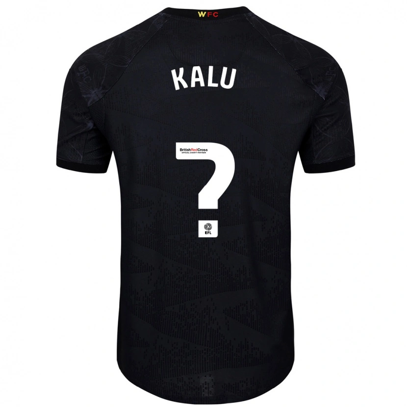 Danxen Pánské Samuel Kalu #0 Černá Bílá Daleko Hráčské Dresy 2024/25 Dres