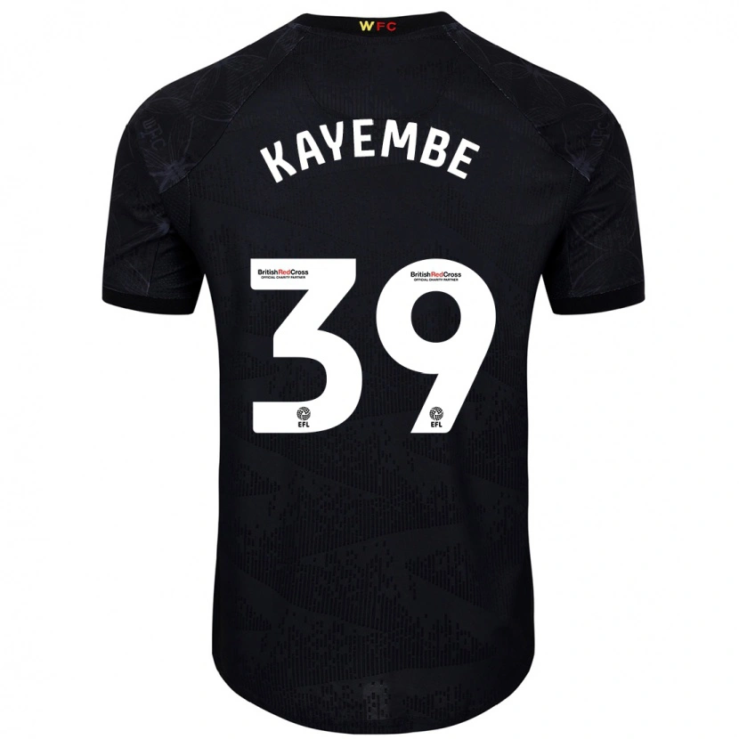 Danxen Pánské Edo Kayembe #39 Černá Bílá Daleko Hráčské Dresy 2024/25 Dres