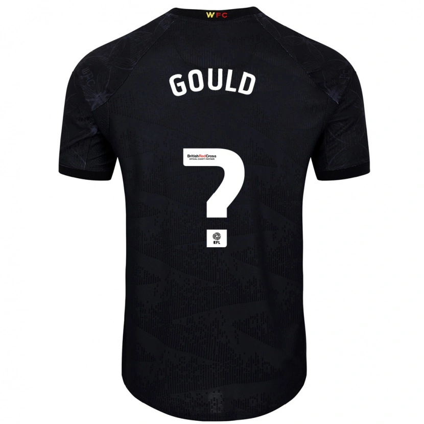 Danxen Pánské Ali Gould #0 Černá Bílá Daleko Hráčské Dresy 2024/25 Dres