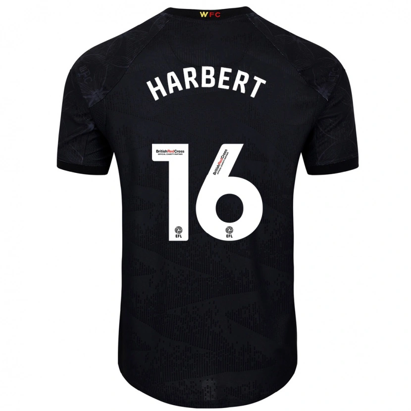 Danxen Pánské Laila Harbert #16 Černá Bílá Daleko Hráčské Dresy 2024/25 Dres