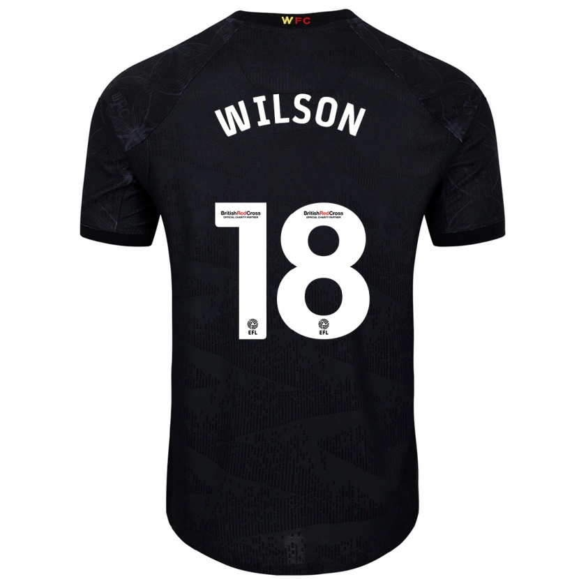 Danxen Pánské Poppy Wilson #18 Černá Bílá Daleko Hráčské Dresy 2024/25 Dres