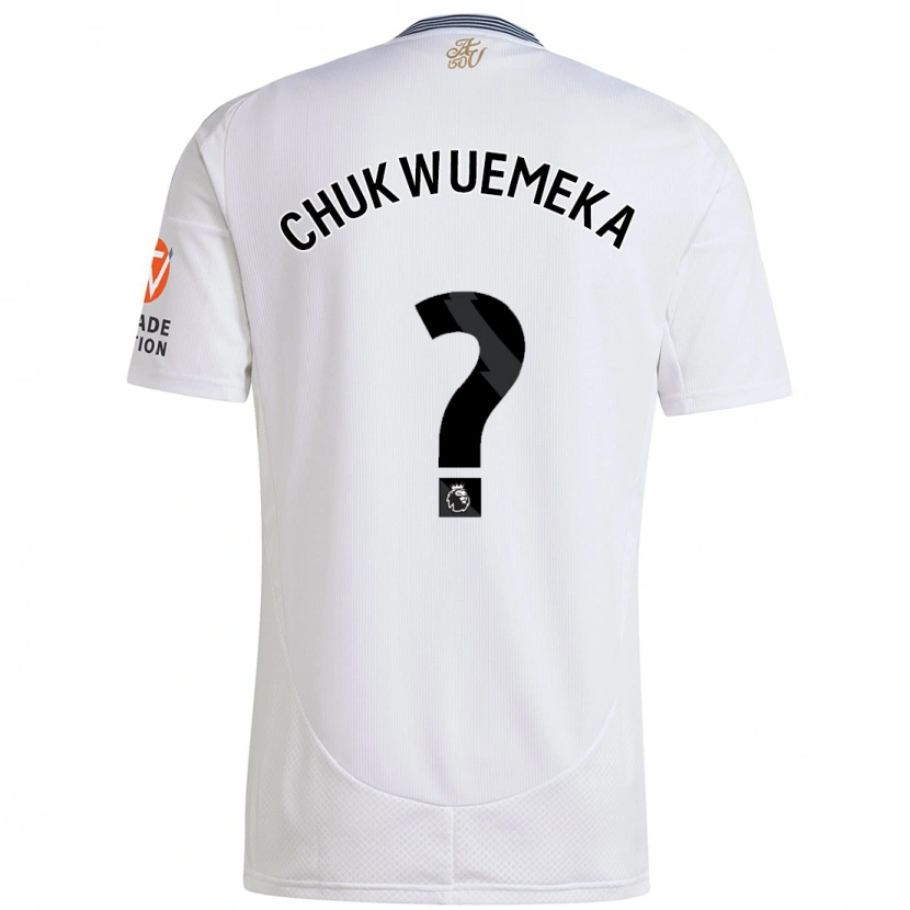 Danxen Pánské Caleb Chukwuemeka #0 Bílý Daleko Hráčské Dresy 2024/25 Dres