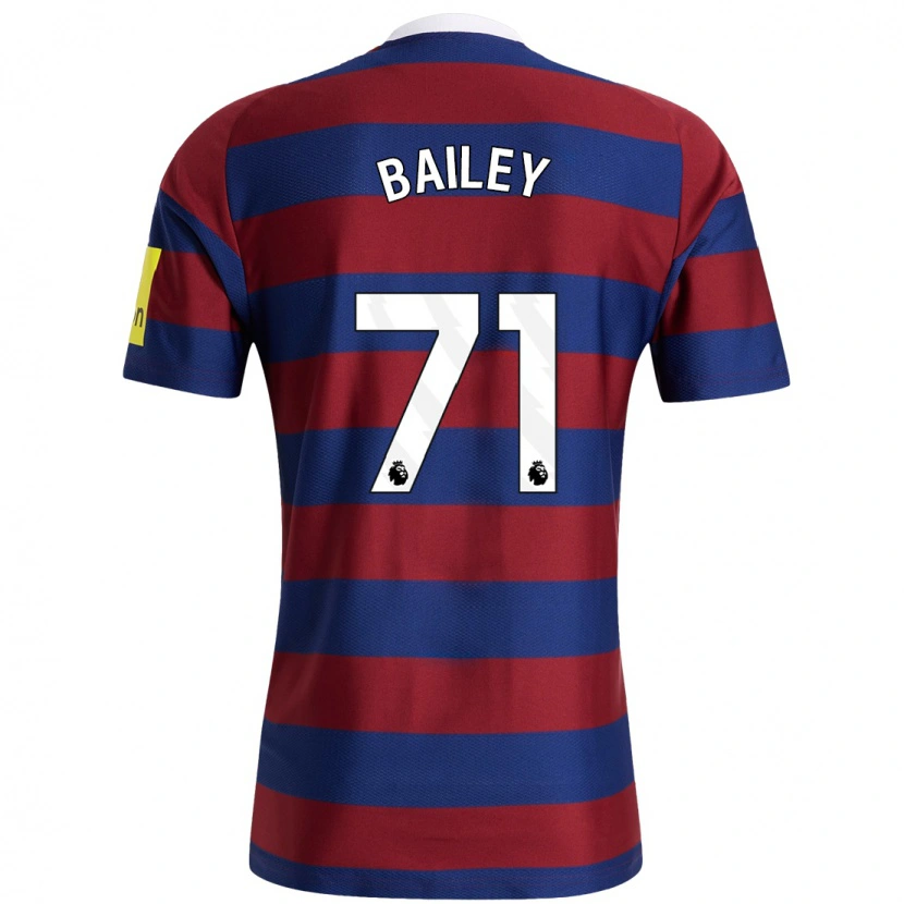 Danxen Pánské Scott Bailey #71 Vínová Tmavě Modrá Daleko Hráčské Dresy 2024/25 Dres