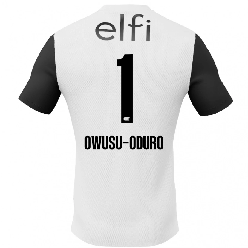 Danxen Pánské Rome Jayden Owusu-Oduro #1 Bílá Černá Daleko Hráčské Dresy 2024/25 Dres