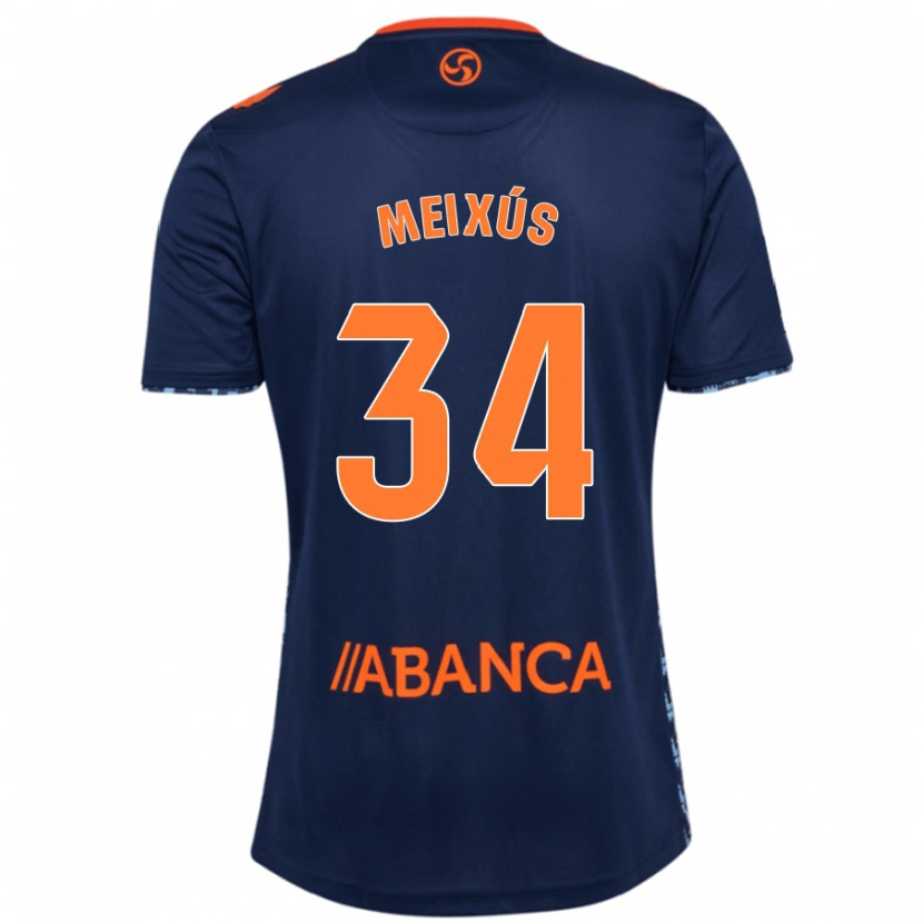 Danxen Pánské Pablo Meixús #34 Námořnická Modř Daleko Hráčské Dresy 2024/25 Dres