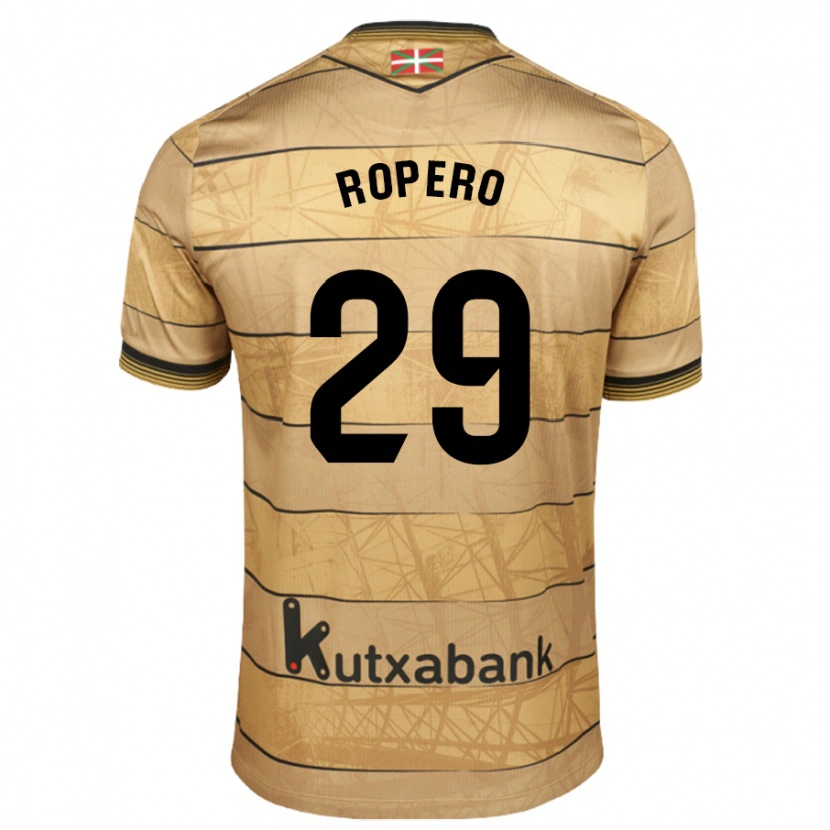 Danxen Pánské Iker Ropero #29 Hnědý Daleko Hráčské Dresy 2024/25 Dres