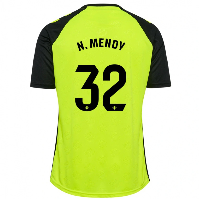 Danxen Pánské Nobel Mendy #32 Fluorescenční Žlutá Černá Daleko Hráčské Dresy 2024/25 Dres