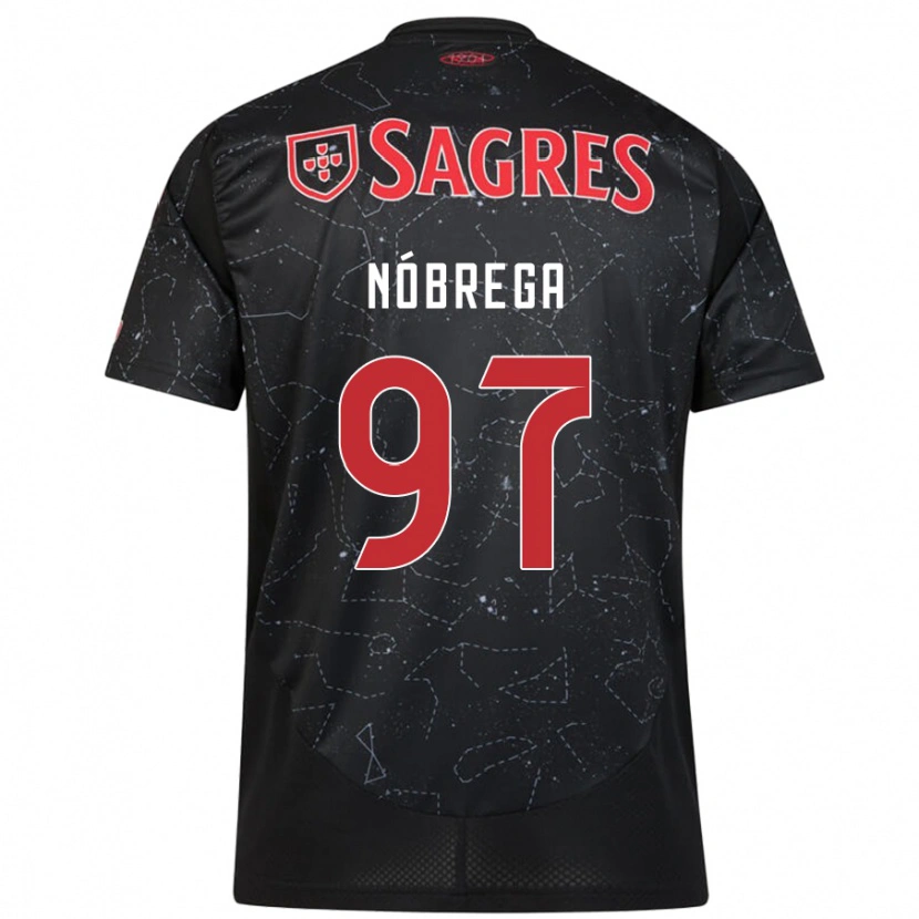 Danxen Pánské Ricardo Nóbrega #97 Černá Červená Daleko Hráčské Dresy 2024/25 Dres