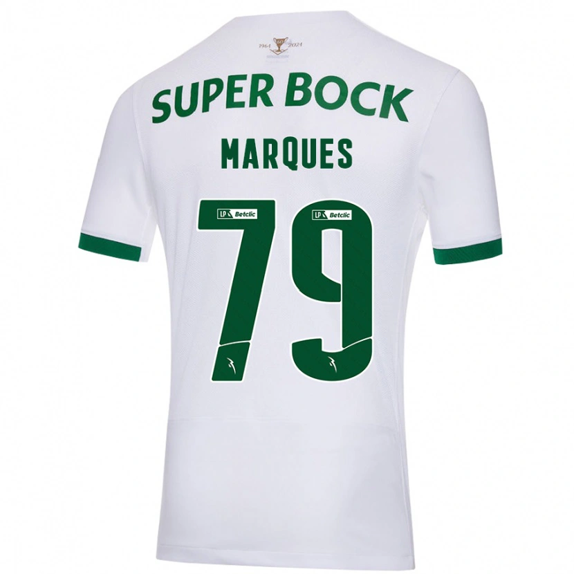 Danxen Pánské Rodrigo Marquês #79 Bílá Zelená Daleko Hráčské Dresy 2024/25 Dres