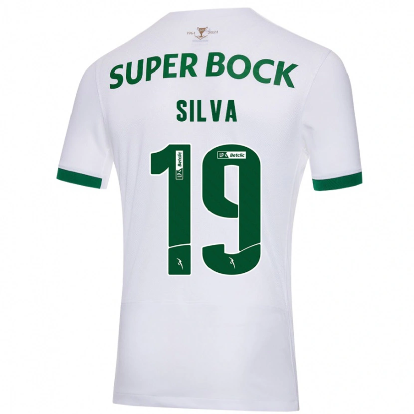 Danxen Pánské Diana Silva #19 Bílá Zelená Daleko Hráčské Dresy 2024/25 Dres