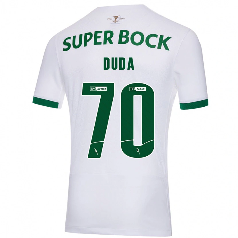Danxen Pánské Dudá #70 Bílá Zelená Daleko Hráčské Dresy 2024/25 Dres