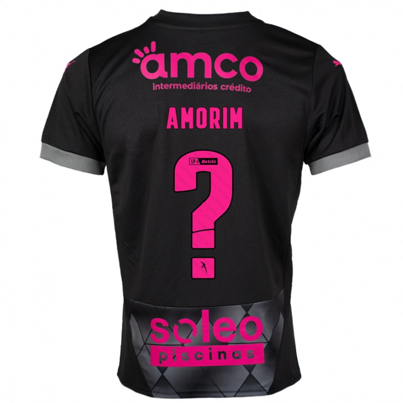 Danxen Pánské Renato Amorim #0 Černá Růžová Daleko Hráčské Dresy 2024/25 Dres