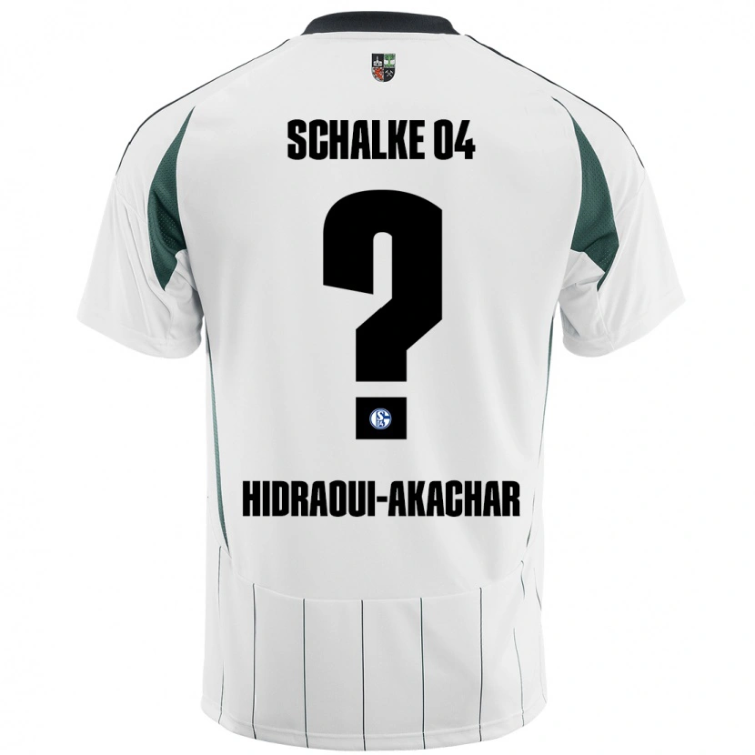 Danxen Pánské Yassin Hidraoui-Akachar #0 Bílá Zelená Daleko Hráčské Dresy 2024/25 Dres