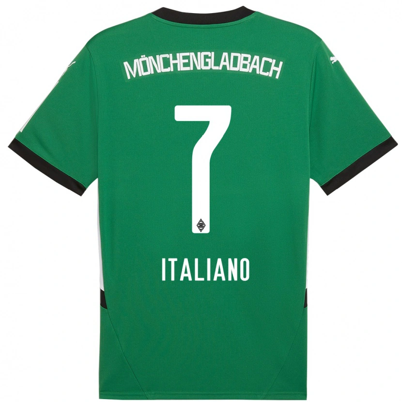 Danxen Pánské Jacob Italiano #7 Zelená Bílá Daleko Hráčské Dresy 2024/25 Dres