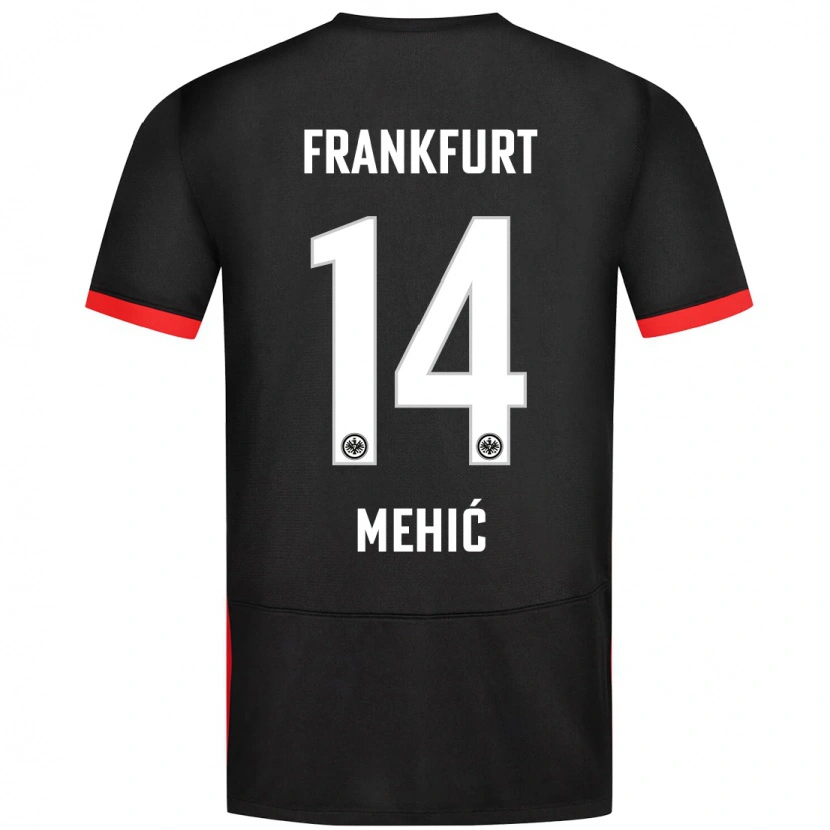Danxen Pánské Liam Mehić #14 Černý Daleko Hráčské Dresy 2024/25 Dres