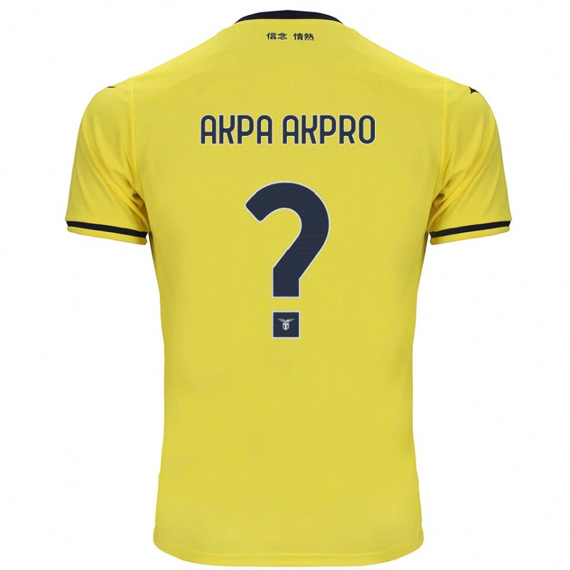 Danxen Pánské Jean-Daniel Akpa Akpro #0 Žluť Daleko Hráčské Dresy 2024/25 Dres