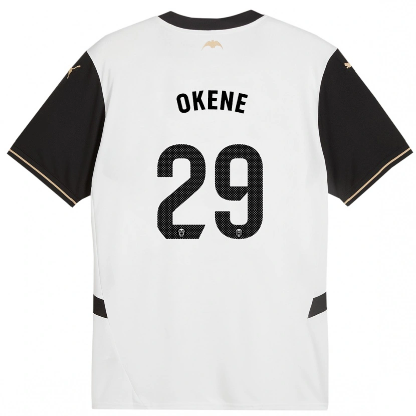 Danxen Dámské Andrea Okene #29 Bílá Černá Domů Hráčské Dresy 2024/25 Dres