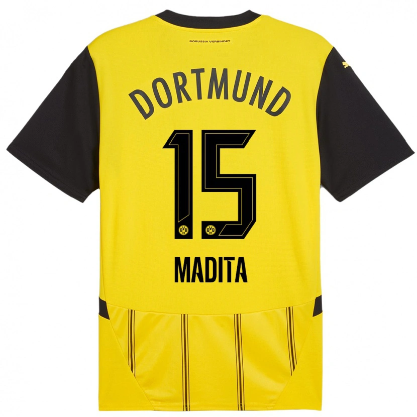 Danxen Dámské Kohorst Madita #15 Žlutá Černá Domů Hráčské Dresy 2024/25 Dres