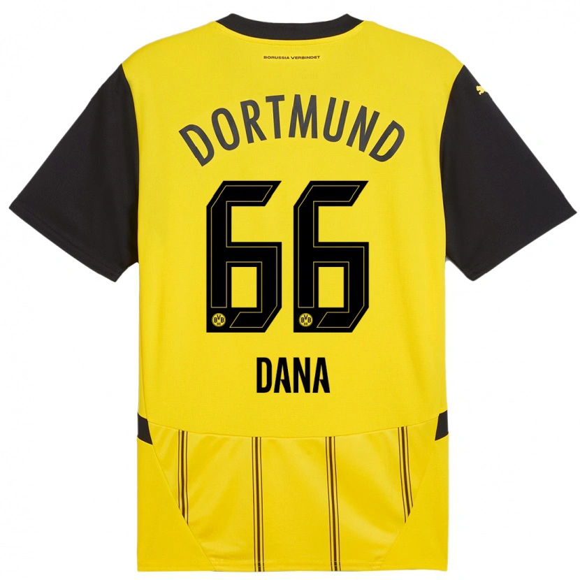 Danxen Dámské Bleckmann Dana #66 Žlutá Černá Domů Hráčské Dresy 2024/25 Dres
